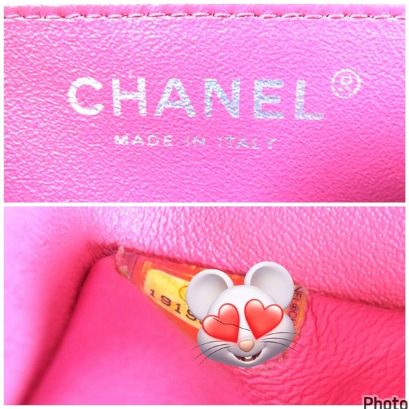 Auth Chanel Pink Quilted CC Valentine Hearts Flap Shoulder Bag - Picture 3 of 10